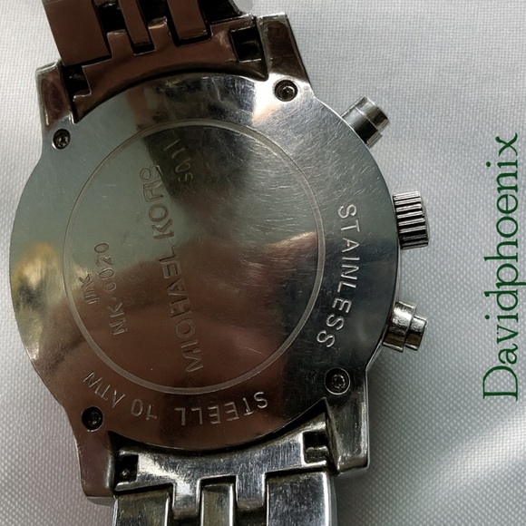Michael Kors Silver Chronograph Watch - Picture 3 of 7